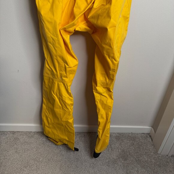 Patagonia Men's Medium Yellow Blue Bib Pants Fishing Offshore Overalls Pull On - Picture 7 of 8